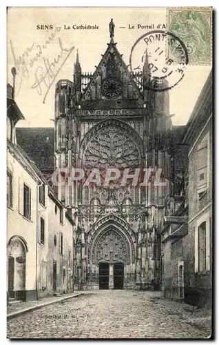 Cartes postales Sens La Cathedrale