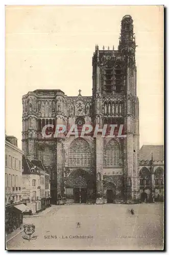 Cartes postales Sens La Cathedrale