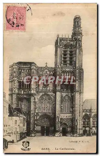 Cartes postales Sens La Cathedrale