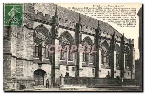 Ansichtskarte AK Sens Le Palais Synodal