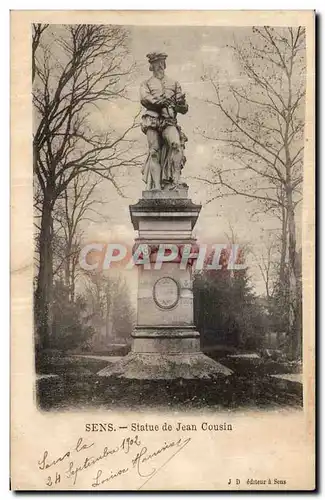 Cartes postales Sens Statue de Jean Cousin