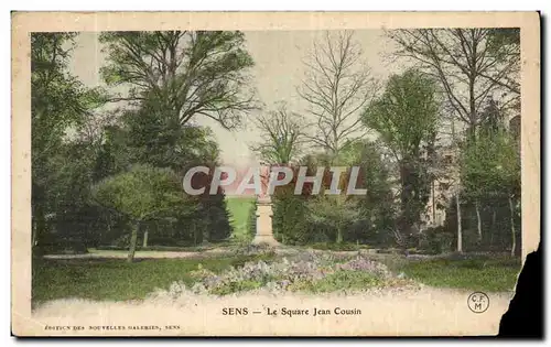 Cartes postales Sens La Square Jean Cousin