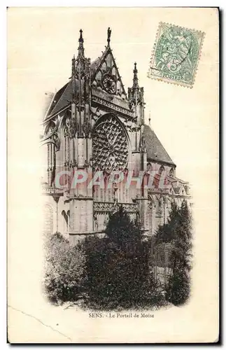 Cartes postales Sens Le Portail de Moise