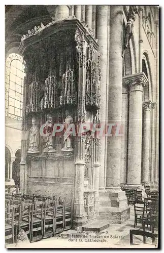 Cartes postales Sens Retable de Tristan de Salazar dans la Cathedrale