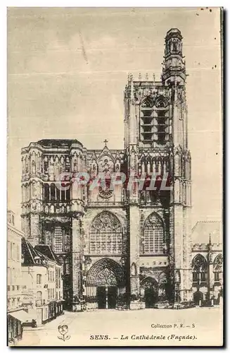 Cartes postales Sens La Cathedrale