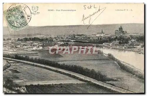 Cartes postales Sens Vue Panoramique