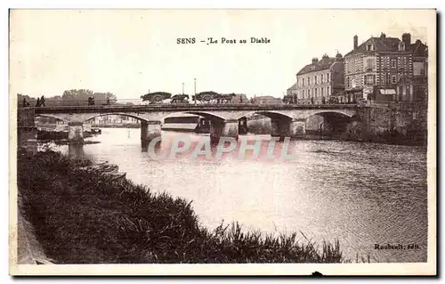 Cartes postales Sens Le Pont au Diable