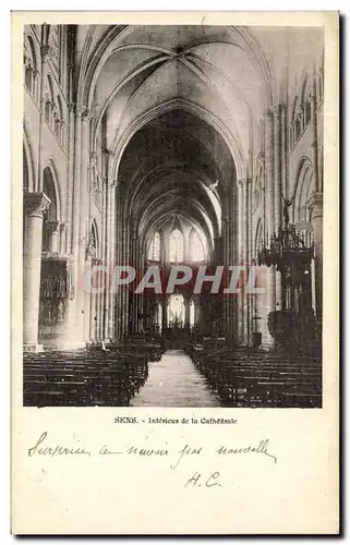 Cartes postales Sens Interieur de la Cathedrale