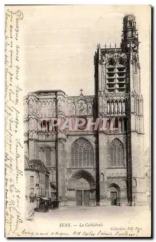 Cartes postales Sens la Cathedrale