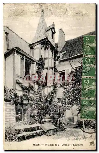 Cartes postales Sens Maison de Cousin L Escalier