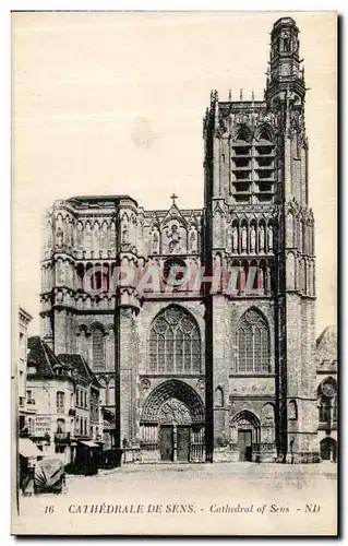 Cartes postales Sens La Cathedrale