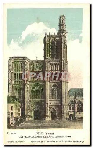 Cartes postales Sens Yonne Cathedrale Saint Etienne