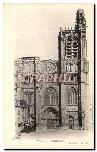 Cartes postales Sens La Cathedrale