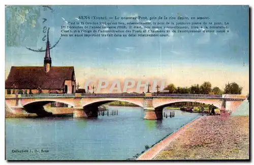 Cartes postales Sens Yonne Le nouveau Pont