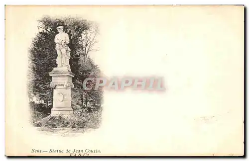 Cartes postales Sens Statue de Jean Cousin