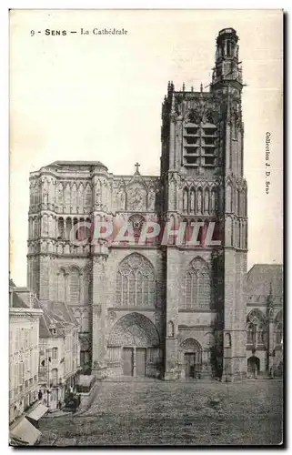 Cartes postales Sens La Cathedrale