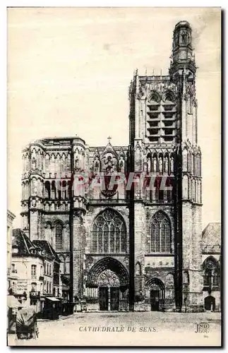 Cartes postales Sens La Cathedrale