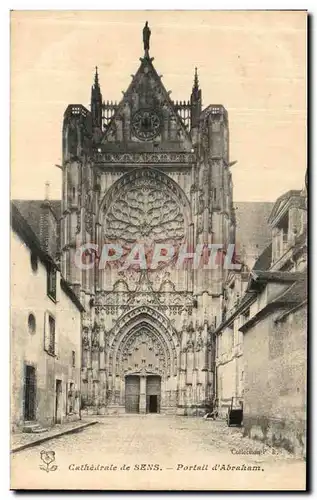 Cartes postales Sens Cathedrale de Portail d Abraham