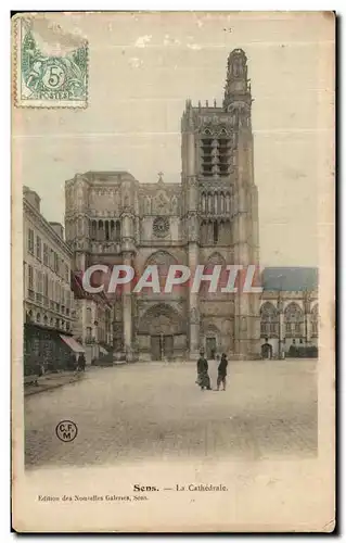 Cartes postales Sens La Cathedrale