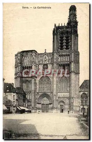 Cartes postales Sens La Cathedrale