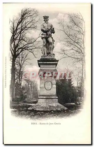 Cartes postales Sens Statue de Jean Cousin