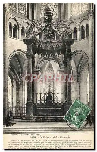 Cartes postales Sens Le Maitre autel la Cathedrale