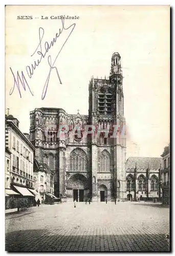 Cartes postales Sens La Cathedrale