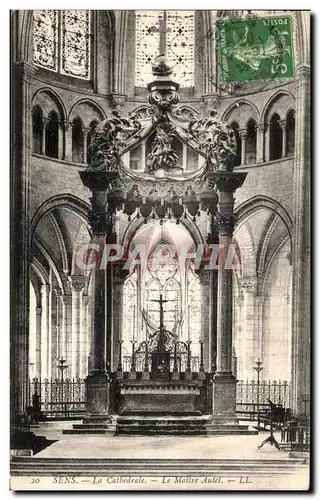 Cartes postales Sens La Cathedrale Le Maitre Autel