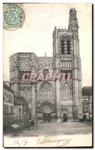 Cartes postales Sens Cathedrale