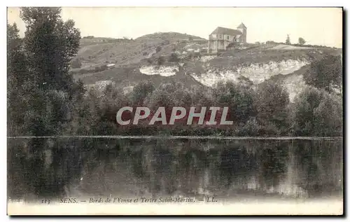 Cartes postales Sens Bords de L Yonne et Tertre Saint Martin