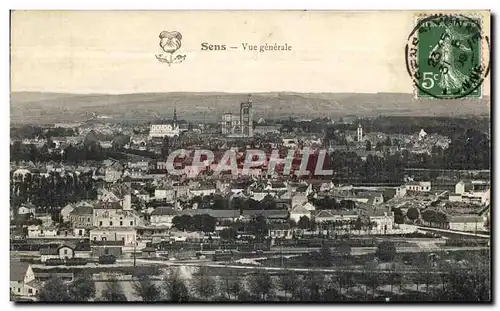 Cartes postales Sens Vue Generale