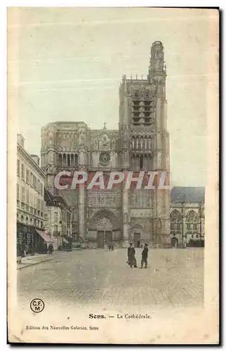 Cartes postales Sens La cathedrale