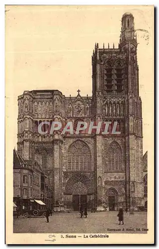 Cartes postales Sens La Cathedrale