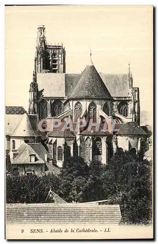 Cartes postales Sens Abside de la Cathedrale