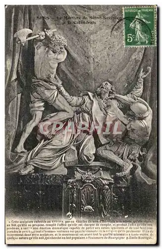 Cartes postales Sens Le Martyre de Saint Savinien a la Cathedrale
