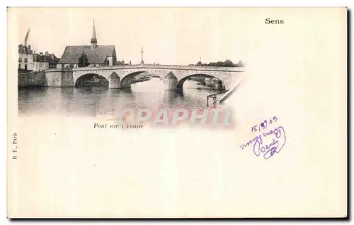 Cartes postales Sens Pont sur l Yonne