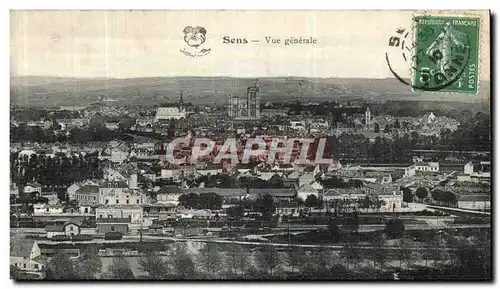 Cartes postales Sens Vue Generale