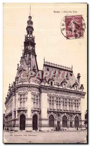 Cartes postales Sens Hotel de Ville