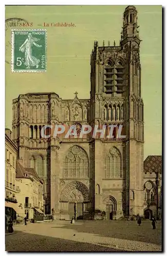 Cartes postales Sens La Cathedrale