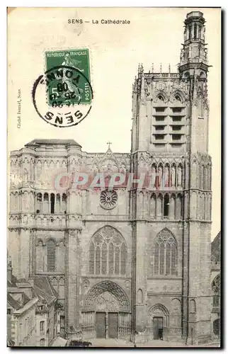 Cartes postales Sens La Cathedrale