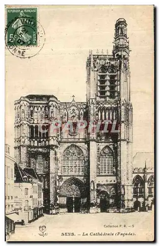 Cartes postales Sens La Cathedrale