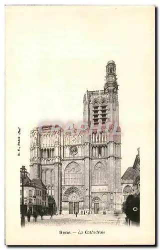 Cartes postales Sens La Cathedrale