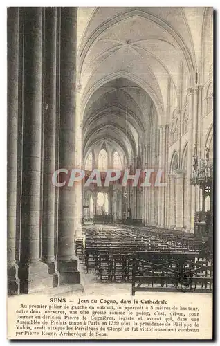 Ansichtskarte AK Sens Jean du Cogno dans la Cathedrale