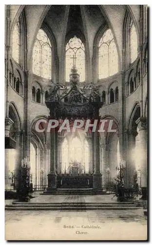 Cartes postales Sens La cathedrale Choeur