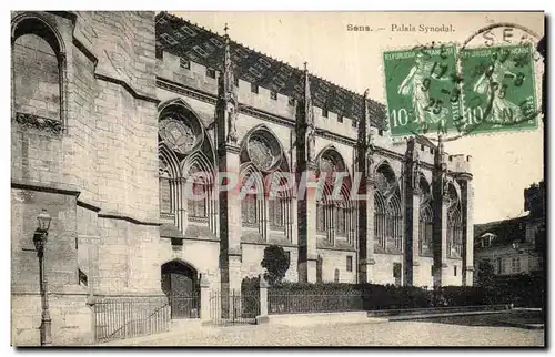 Ansichtskarte AK Sens Palais Synodal