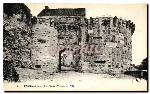 Cartes postales Vezelay La porte Neuve