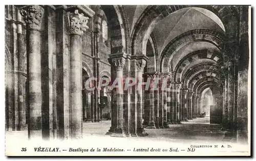 Ansichtskarte AK Vezealy Basilique de la Madeleine Lateral droit ou sud