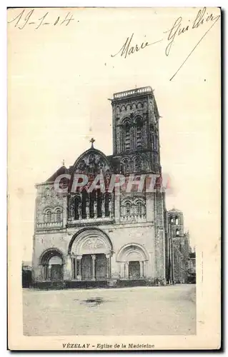 Cartes postales Vezelay Eglise de la Madeleine