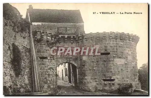 Cartes postales Vezelay La porte Neuve