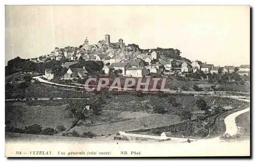 Cartes postales Vezelay Vue Generale